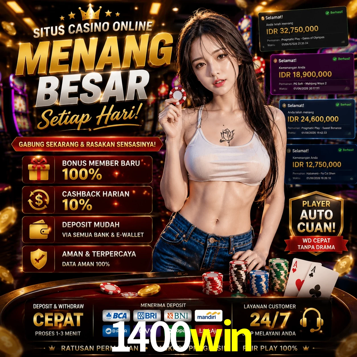 1400win slots no app